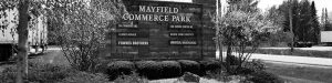 Mayfield Commerce Park Sign